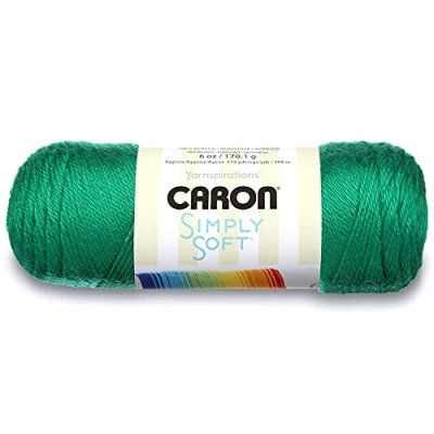 Image of Caron Simply Soft, Kelly Green, 170.1g