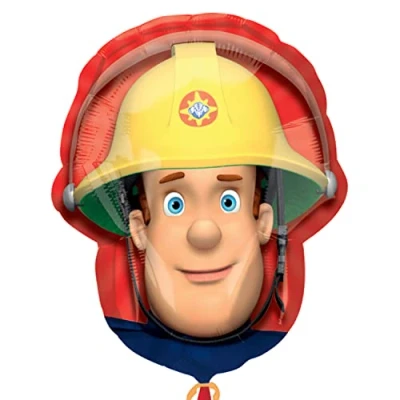Image of (PKT) Child Fireman Sam Supershape Foil Balloon