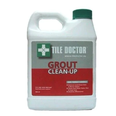 Image of Tile Doctor Grout Clean Up 1 Litre Removes Smears, Mineral Deposits, Rust Stains + Efflorescence (grout haze)
