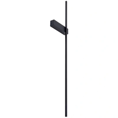 Image of Lindby LED wall light Natsumi, black, aluminium, 90 cm