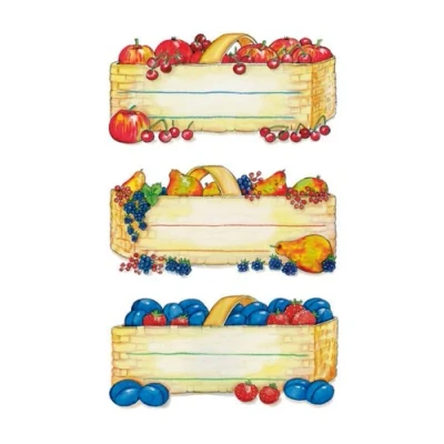 Image of Herma Preserving Labels for jam Permanent 76 x 35 mm Fruit Baskets