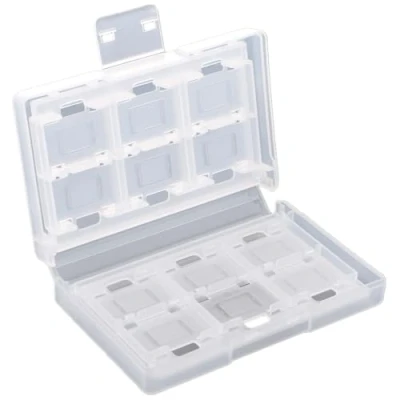 Image of KlsyChry Game Card Case Holder for Nintendo Switch, 24 in 1 Storage Compatible with Switch/Switch Lite/Switch OLED Catridge Box White