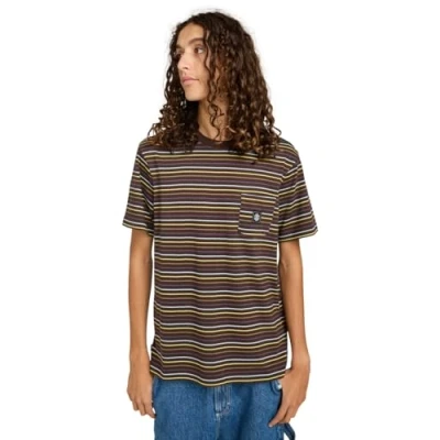Image of Element Short Sleeved Knit top ICON Label Pocket SS Men&#039;s White XL