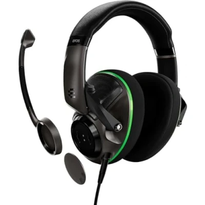 Image of EPOS H6PRO Xbox Edition Headphones Wired Open Acoustic Gaming Headset for These include Cables PC, Mac, PS5™, PS4™, Series XS, One, and Nintendo Switch™