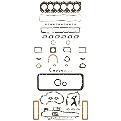 Image of 0411168030, 0411168031 Full Gasket Set, engine AJUSA 50169100 with cylinder head gasket, valve stem seals FIBERMAX
