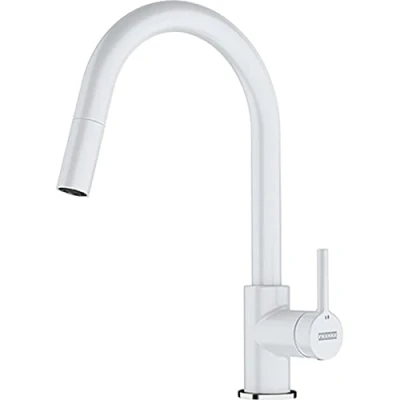 Image of Franke 115.0626.081 Lina Pull Out White polar Tap for Kitchen Sink spout 115.0626, Small