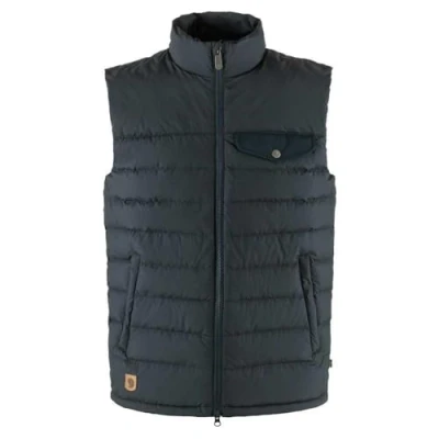 Image of Fjallraven 82973 555 Greenland Down Liner Vest M Jacket Men&#039;s Dark Navy Size XXL
