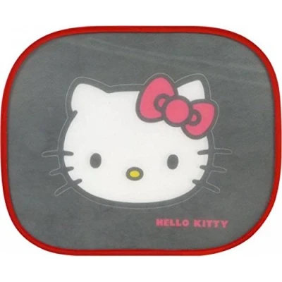 Image of XtremeAuto® Hello Kitty Side Car Sunshade X2 Complete with XtremeAuto Sticker
