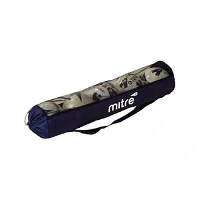 Image of Mitre Football Sports Balls Storage Sack H2828 Tubular (5) Soccer Ball Bag by