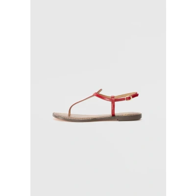 Image of Sam Edelman GIGI Tbar sandals, Women&#039;s, Size: 9, Summer red shoes