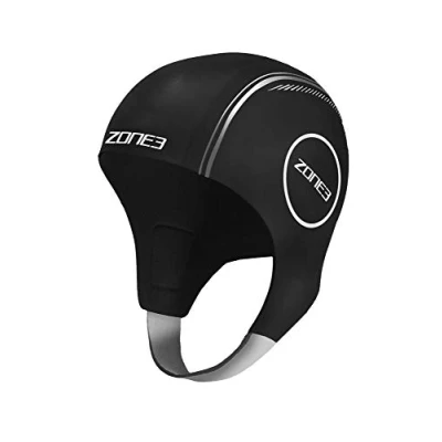 Image of ZONE3 Neoprene Swim Cap Premium Triathlon Skull For Men And Women Open Water Swimming