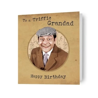 Image of only fools and horses, grandad, birthday card