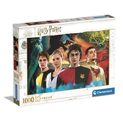 Image of Clementoni 39656 Puzzle Harry Potter Jigsaw 1000 Pieces, Made In Italy, For Adults