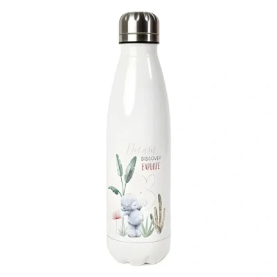 Image of Me To You Bear Dream Discover Explore Water Bottle, Blue,green,grey,pink