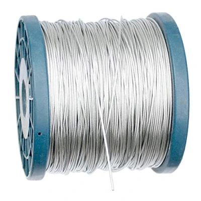 Image of 5 m wire rope, steel 3.0 mm, 6 x 7 DIN 3055, galvanised.