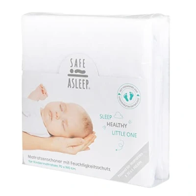 Image of roba 204201FRWE Fitted Sheet with Moisture Protection 70 x 140 cm White