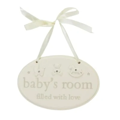 Image of Baby&#039;s Room Hanging Wall/Door Plaque