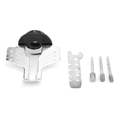 Image of Chainsaw Sharpening Attachment Chain Saw Sharpener Guide Drill Adapter Electric Grinding Polishing Tool Accessory Rotary
