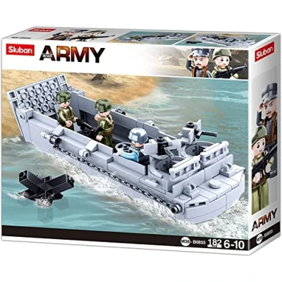 Image of Sluban M38 B0855 (No Suggestions) Landing Craft,Medium , Grey