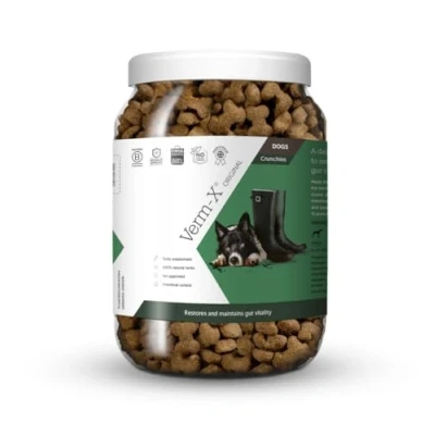 Image of Verm X All Natural Treats for Dogs. Supports Intestinal Hygiene. Vet Approved. UFAS Assured. Restores and Maintains Gut Vitality. Wormwood Free Recipe.