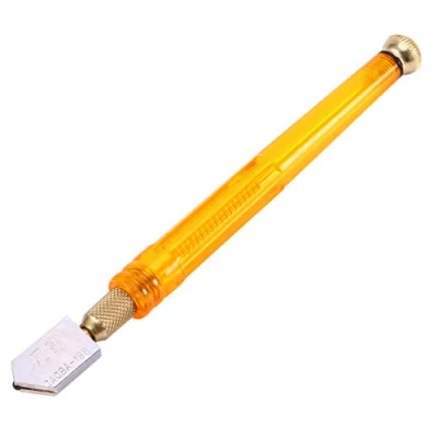 Image of Glass Cutter, Anti Slip Metal Handle Hard Alloy Cutter DIY Tile Mirror Cutting Knife Craft Tool for 6 12mm
