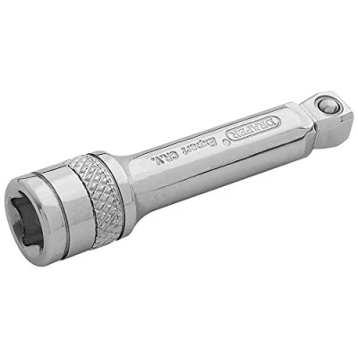 Image of Draper Expert Wobble Extension Bar, 1/4&quot; Sq. Dr., 50mm, Polished Chrome