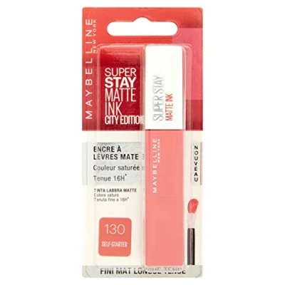 Image of GEMEY MAYBELLINE Rouge à lèvres SUPERSTAY MATTE INK 5ml 130 Self Starter (BL)