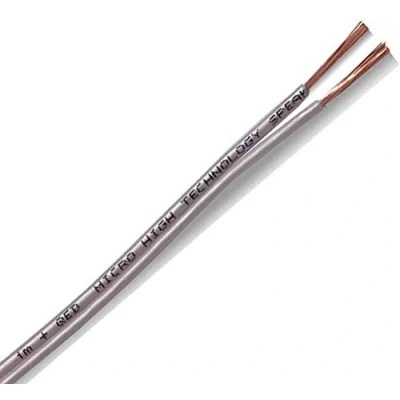 Image of QED Performance Micro Slimline White Oxygen Free Copper (OFC) Speaker Cable for HiFi and Home Cinema Systems (10 metres)