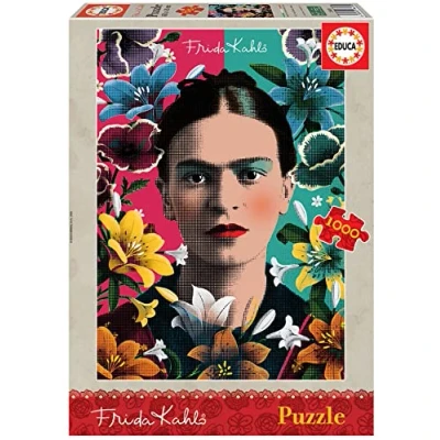 Image of Educa 18493 Frida Kahlo Puzzle, 1000 Pieces, Assorted, 1.000 piezas