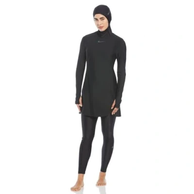 Image of Nike Women&#039;s Swimwear Two Piece Swimsuit, Black, M