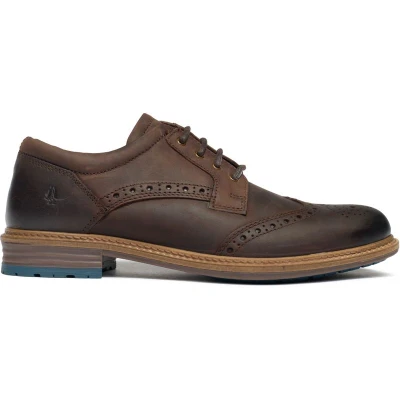 Image of Hush Puppies Mens Jayden Shoes Brown Size UK 6