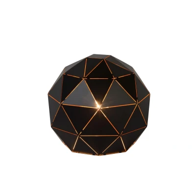 Image of Otona Modern Table Lamp Ø 25cm 1xE27 Black
