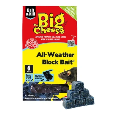 Image of The Big Cheese All Weather Block Bait Pack Of 6 x 10g