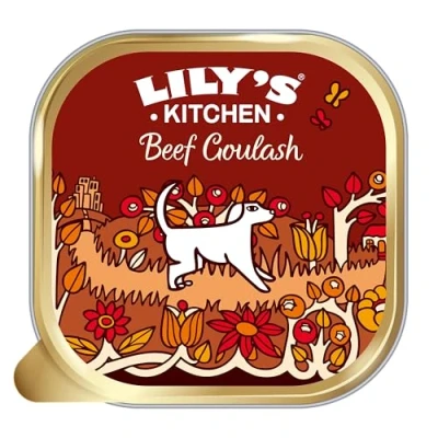 Image of Lily&#039;s Kitchen Made with Natural Ingredients Beef Goulash Adult Wet Dog Food 10 x 150g