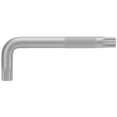 Image of 98XZN14 Angled Screwdriver KS TOOLS 151.4107 Female Star, Male Star 125, 45mm M14 Knurled
