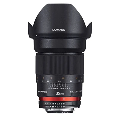 Image of Samyang 35 mm F1.4 Manual Focus Lens for Canon AE, Black