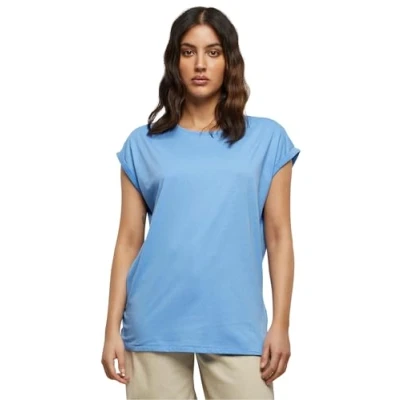 Image of Urban Classics Extended Shoulder Basic Tshirt, Women&#039;s, Size: Small, Horizonblue