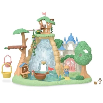 Image of Sylvanian Families 5762 Secret Forest Falls Dollhouse Playsets