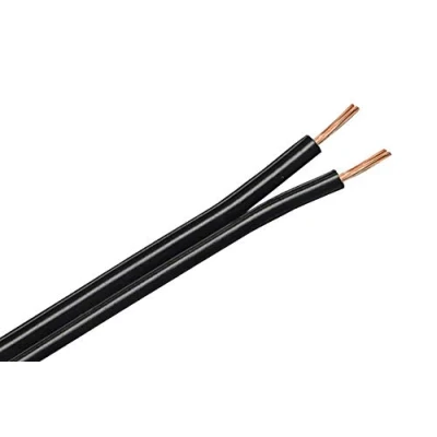 Image of QED Classic 42 Strand Oxygen Free Copper (OFC) Profile Speaker Cable for Hi Fi and Home Cinema Installations (20 metres, Black)