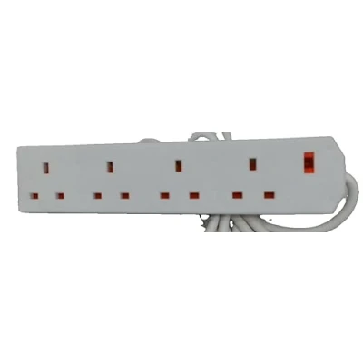 Image of STATUS Multi Plug Extension 4 Socket Cable 4m Lead with Neon Indicator S4W4MS6