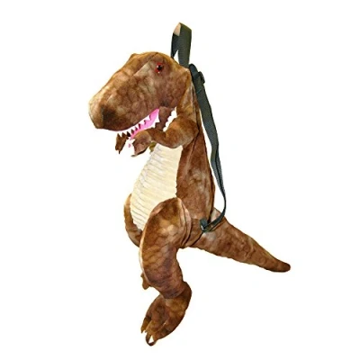 Image of Great Gizmos T Rex Dinosaur Children Backpack, Brown, 46 cm