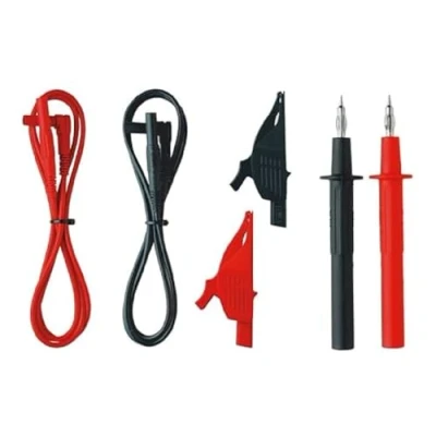 Image of Benning TA 2 Test Lead Set with Alligator Clips, 044125, Red/Black