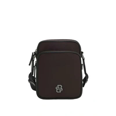 Image of BOSS ICON Cross body bag, Men&#039;s, Size: one Size, Dark brown