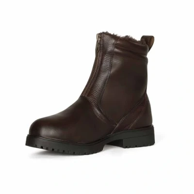 Image of Shires Moretta Atri Zip Adults Country Boots Brown UK4/EU37