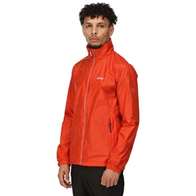 Image of Regatta Men&#039;s Lyle Iv Jackets Waterproof Shell, Rusty Orange, M UK