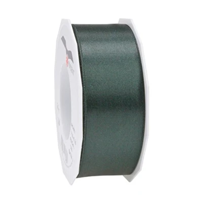 Image of C.E. Pattberg SATIN pine green gift ribbon, 27 yards for Wrapping Gifts, 1.6 inches width, Ribbon Decorating &amp; Crafting, Decorative every occasion