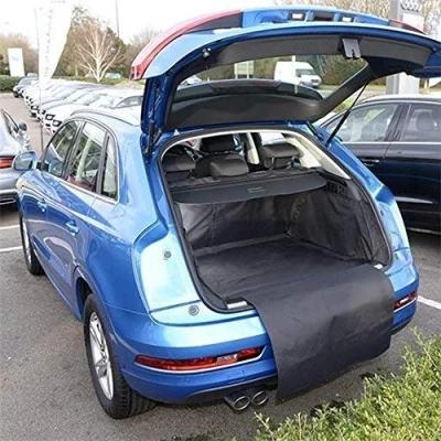 Image of UK Custom Covers BL168 Tailored Waterproof Boot Liner Mat Black To Fit Audi Q3 (With Raised Floor) 2011 Onwards