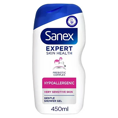 Image of Sanex Expert Skin Health Hypoallergenic Shower Gel 450ml