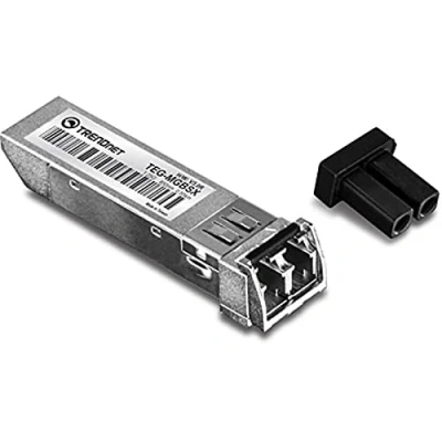 Image of TRENDnet Gigabit SFP LC Module, Multi Mode, Mini GBIC, Up to 550 M (1800 ft.), Compatible with Standard Slots, Hot Pluggable, ANSI Fiber Channel Compliant, TEG MGBSX
