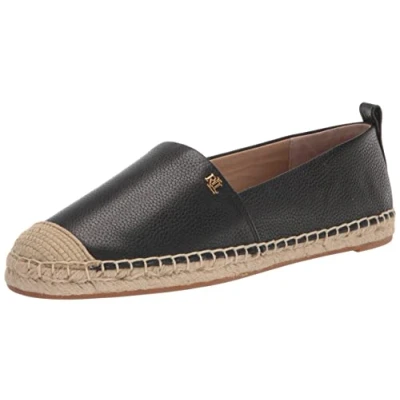 Image of Lauren Ralph Women&#039;s Cameryn Espadrille, Black 2, 5 UK